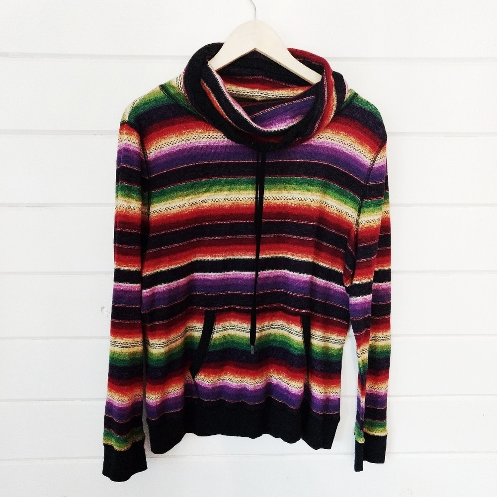 Ralph Lauren cowl neck long sleeve 100% cotton top